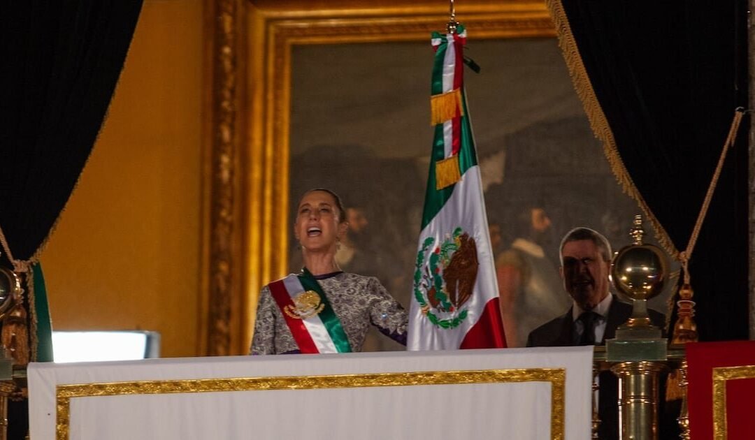 Claudia Sheinbaum encabeza su primer Grito de Independencia como presidenta de México