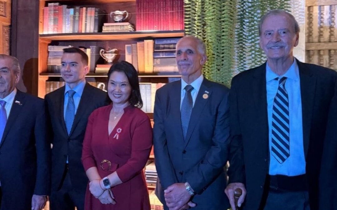 Fox se une a Keiko Fujimori, Noboa, Asfura y Abinader en defensa de la democracia y la libertad en América Latina
